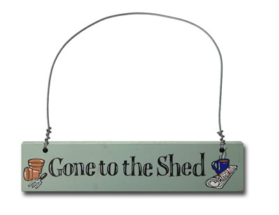 Gone to the Shed